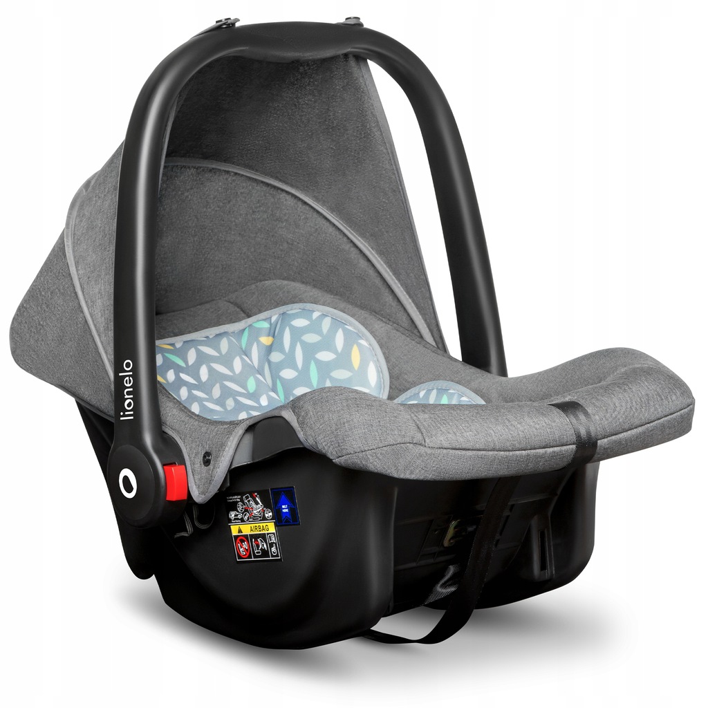 Автокрісло переноска Lionelo NOA 0-13kg GREY SCANDI - Зображення 8