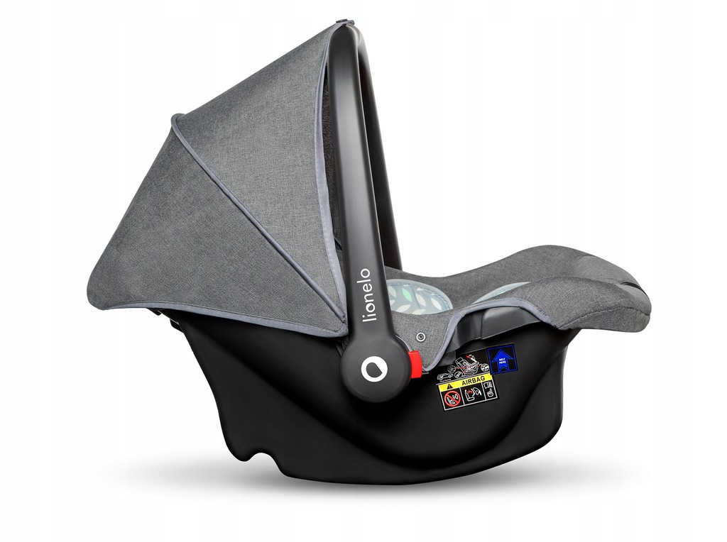 Автокрісло переноска Lionelo NOA 0-13kg GREY SCANDI - Зображення 7