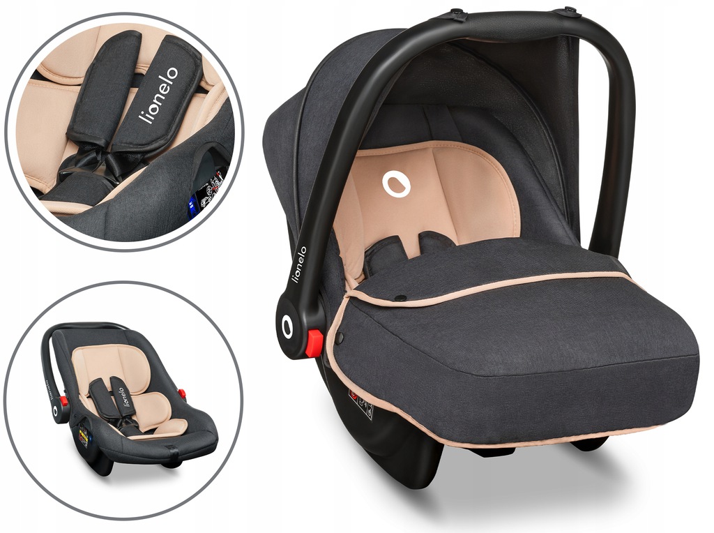 Автокрісло переноска Lionelo NOA 0-13kg PLUS SAND - Зображення 2