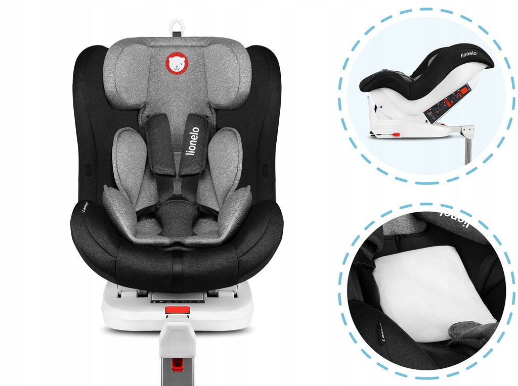 Автокрісло Lionelo Lennart CARBON ISOFIX 0-18 kg - Зображення 5