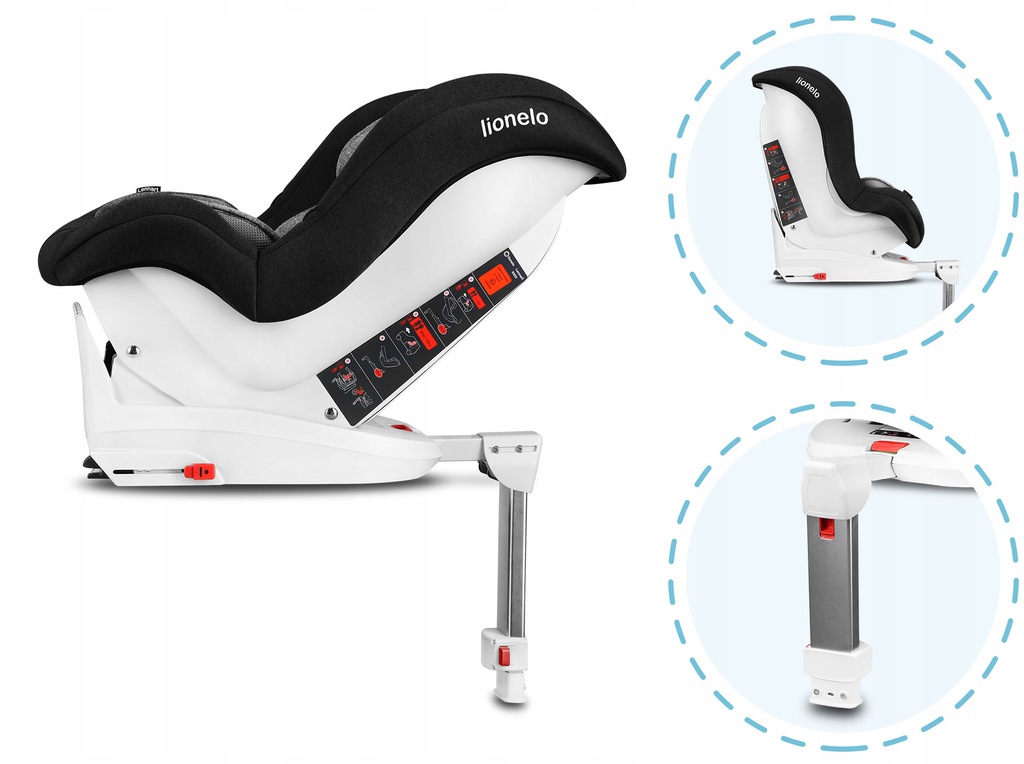 Автокрісло Lionelo Lennart CARBON ISOFIX 0-18 kg - Зображення 3