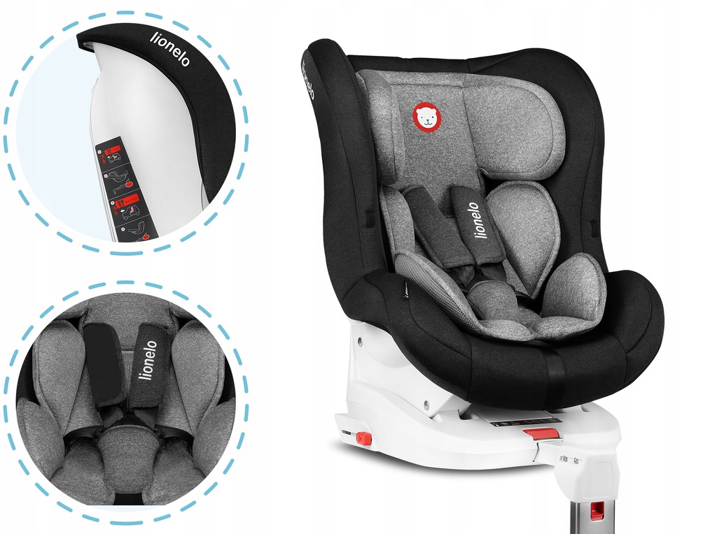 Автокрісло Lionelo Lennart CARBON ISOFIX 0-18 kg - Зображення 2