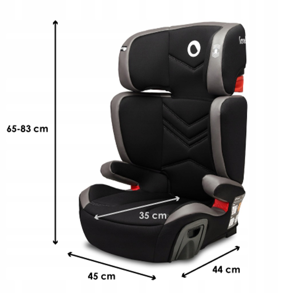 Автокрісло Lionelo HUGO ISOFIX 15-36 kg LEATHER GREY - Зображення 8