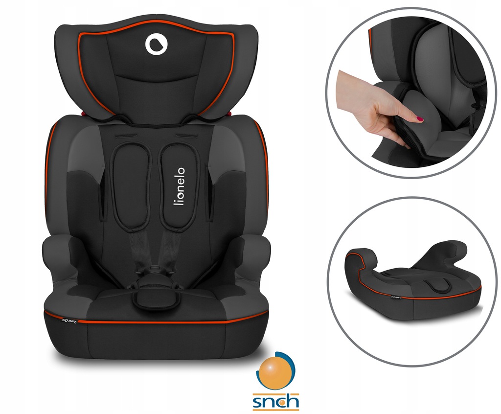 Автокрісло Lionelo Levi One 9-36 кг Sporty Black - Зображення 5