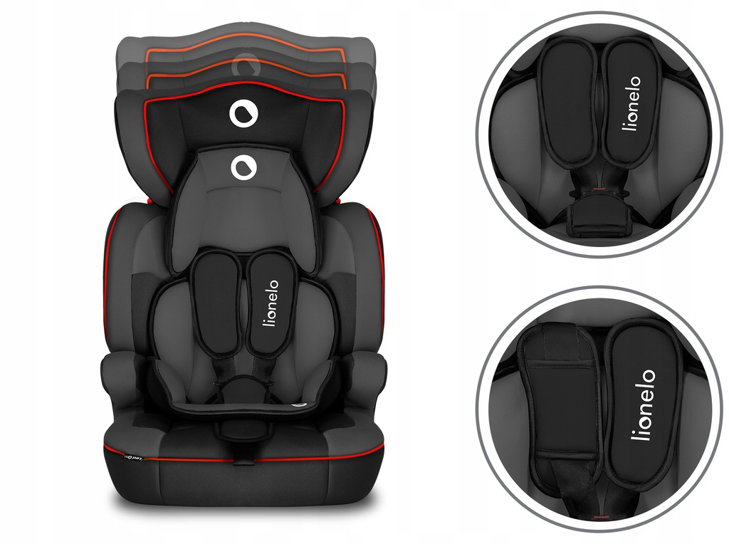 Автокрісло Lionelo Levi One 9-36 кг Sporty Black - Зображення 4