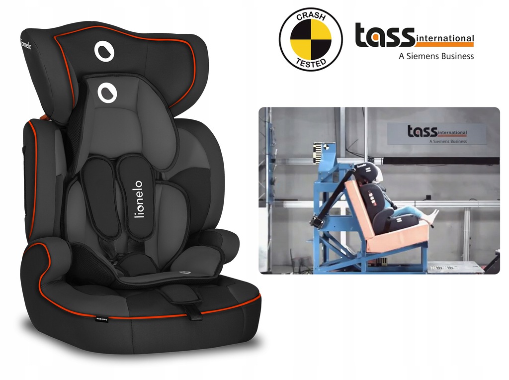 Автокрісло Lionelo Levi One 9-36 кг Sporty Black - Зображення 3