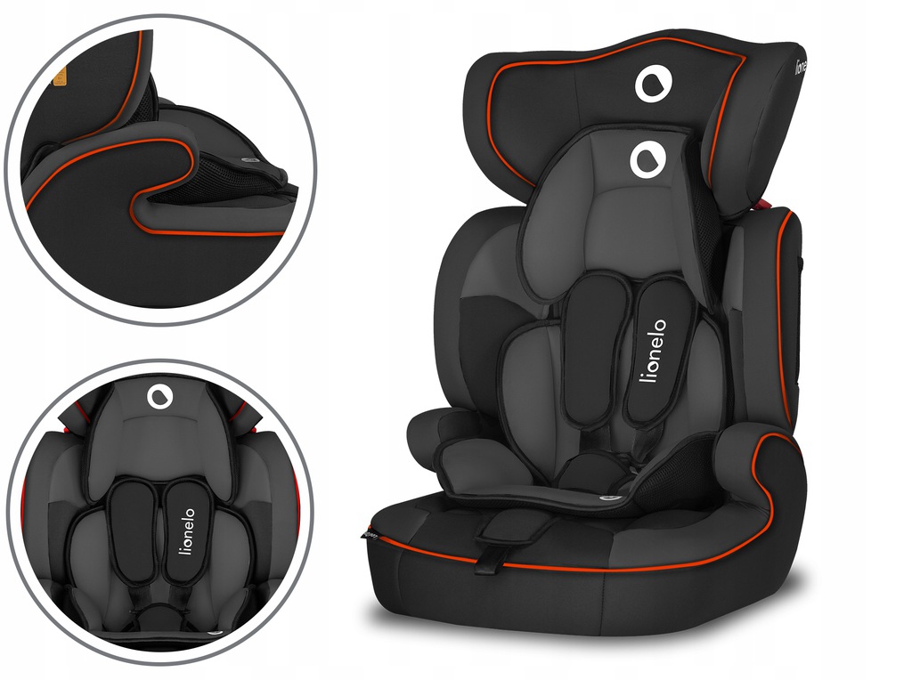 Автокрісло Lionelo Levi One 9-36 кг Sporty Black