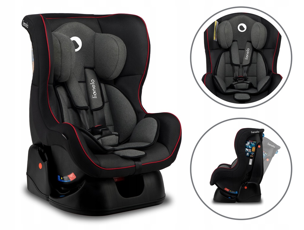 Автокрісло Lionelo LIAM 0-18 kg Sporty Black - Зображення 6