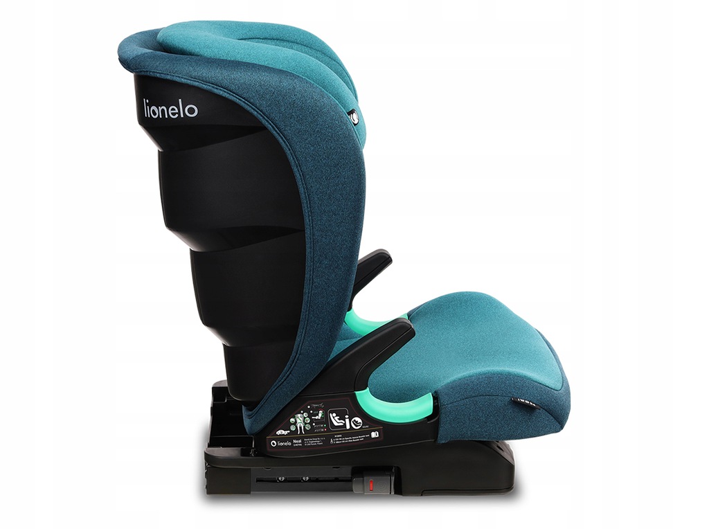 Автокрісло Lionelo Neal (15-36 kg) Green Turquoise - Зображення 4