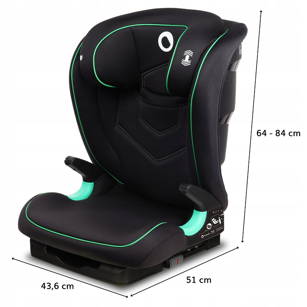 Автокрісло Lionelo Neal (15-36 kg) Black Onyx - Зображення 6