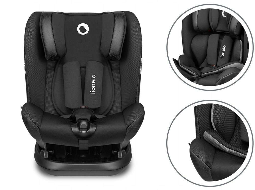 Автокрісло Lionelo OLIVER 9-36 kg Isofix Black - Зображення 5