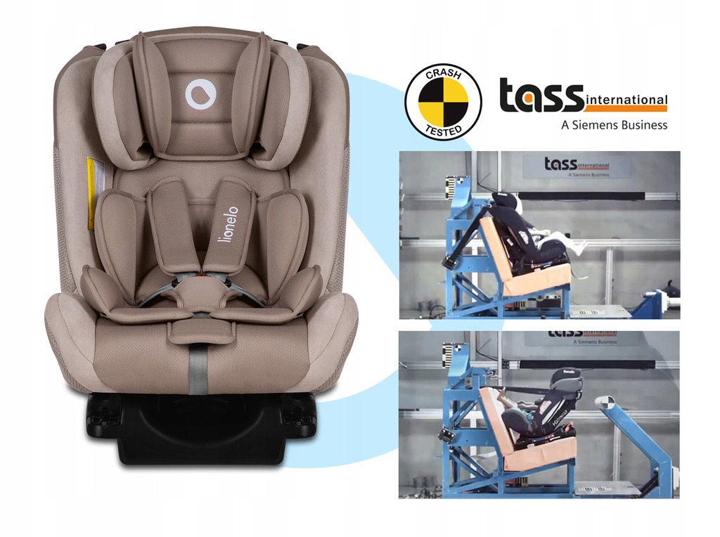 Автокрісло Lionelo SANDER ISOFIX 0-36 kg Beige Sand - Зображення 3