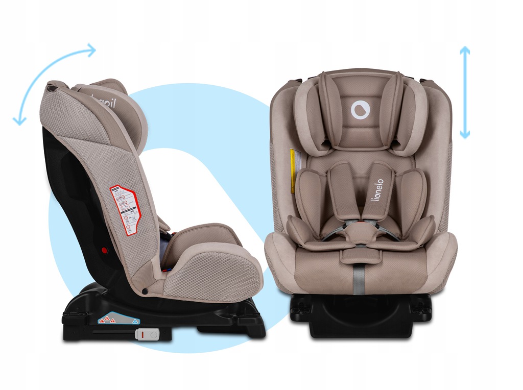 Автокрісло Lionelo SANDER ISOFIX 0-36 kg Beige Sand - Зображення 6