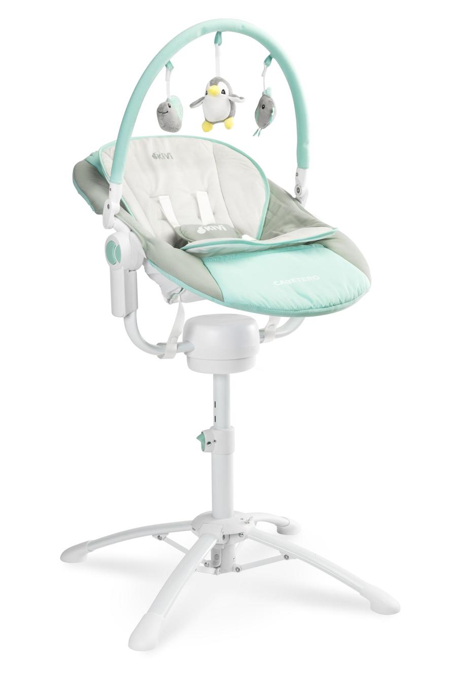 Стільчик шезлонг-гойдалка 3в1 Caretero Kivi Blue - Зображення 2