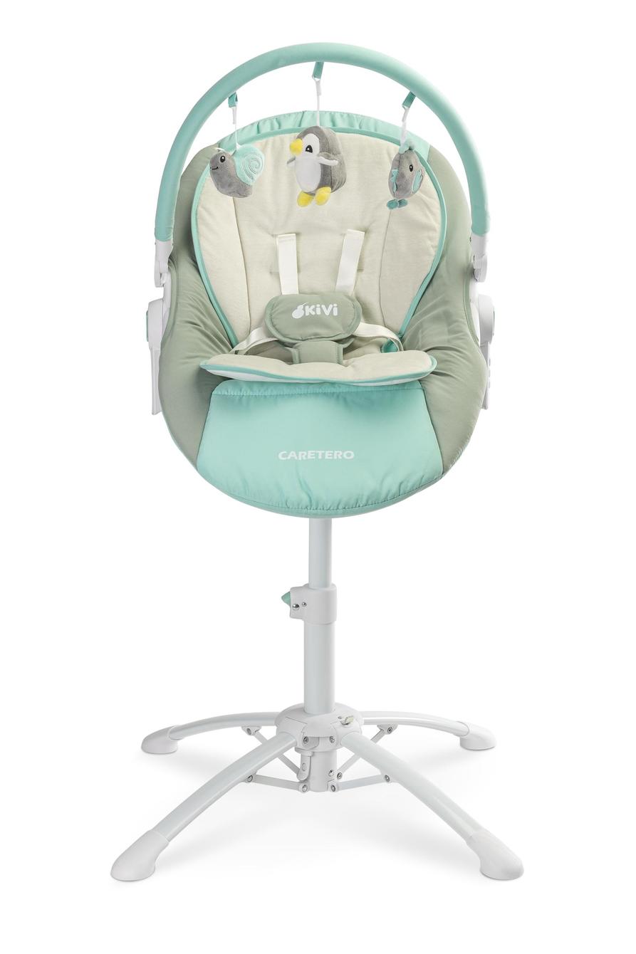 Стільчик шезлонг-гойдалка 3в1 Caretero Kivi Blue - Зображення 8