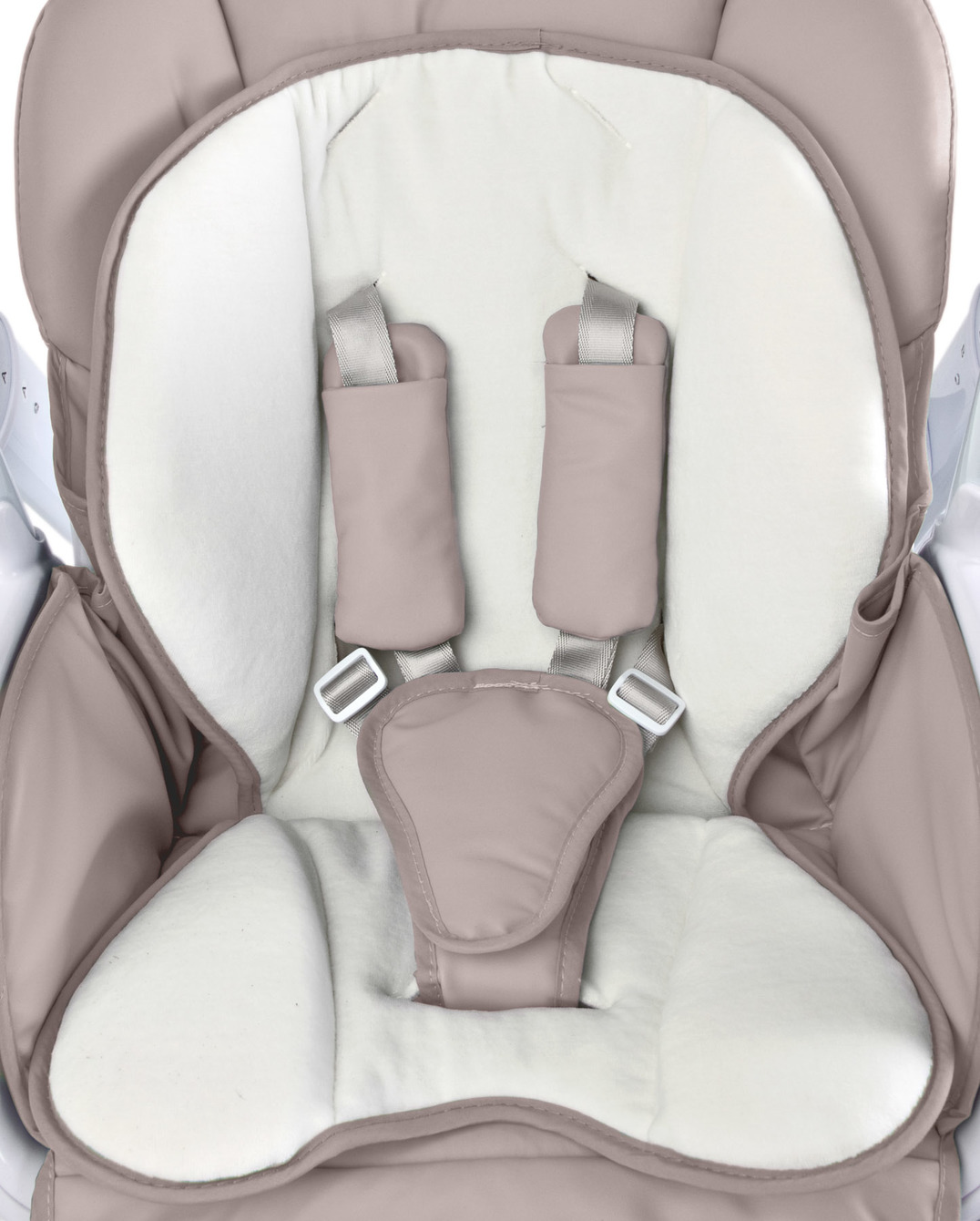 Крісло-гойдалка + стільчик для годування Caretero INDIGO Beige - Зображення 5