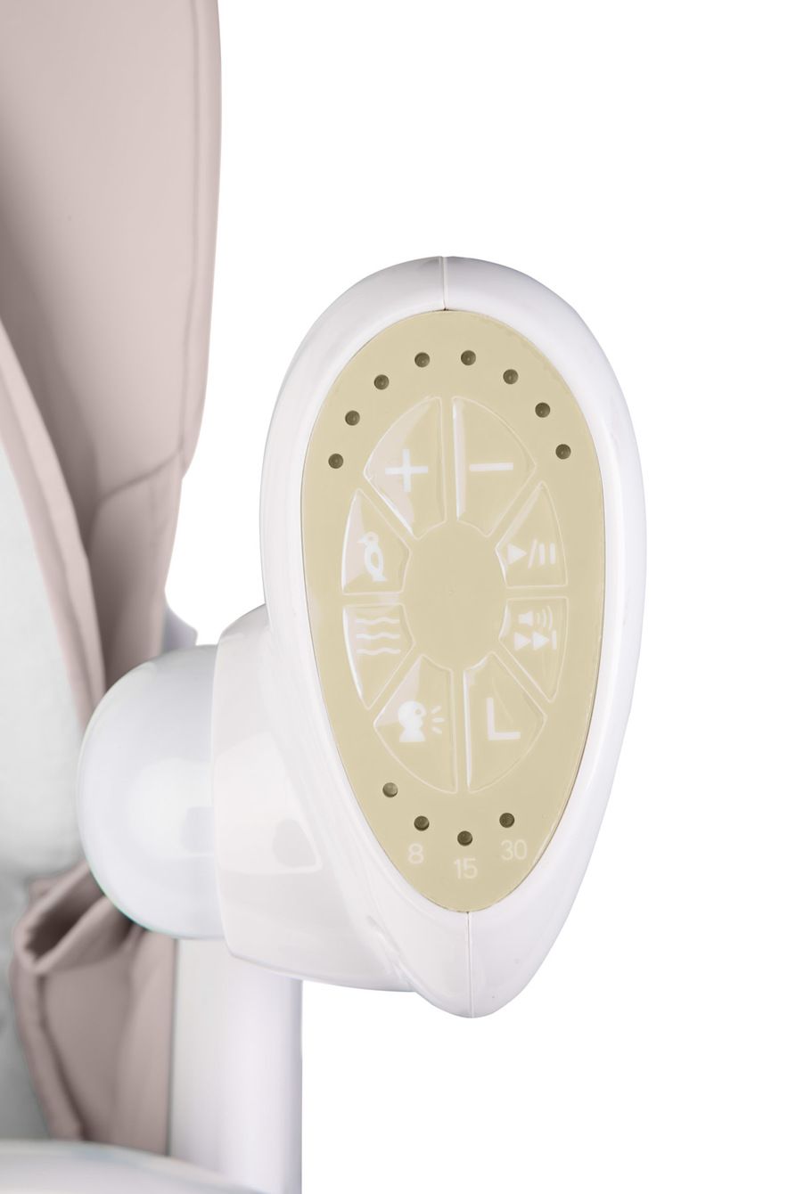 Крісло-гойдалка + стільчик для годування Caretero INDIGO Beige - Зображення 6