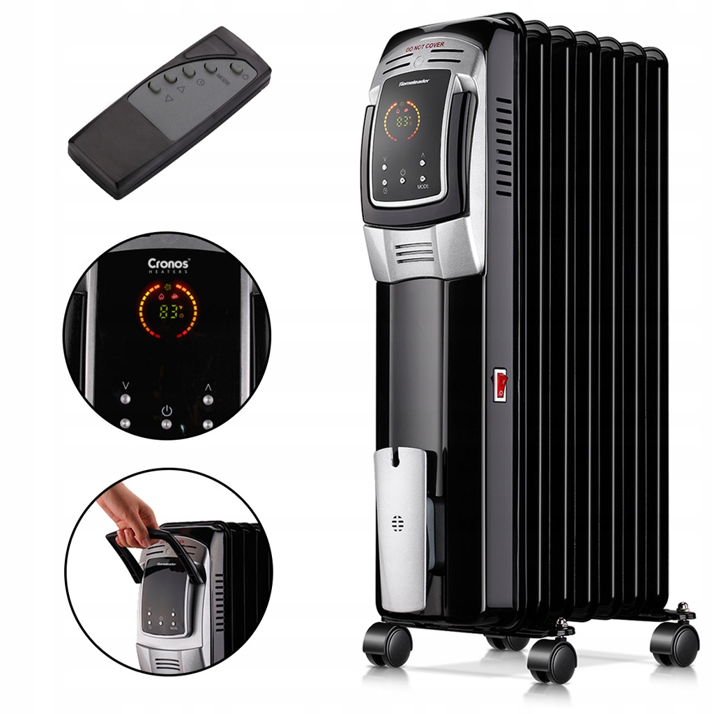 Оливний нагрівач радіатор Cronos Heaters 2500 Вт - Зображення 2