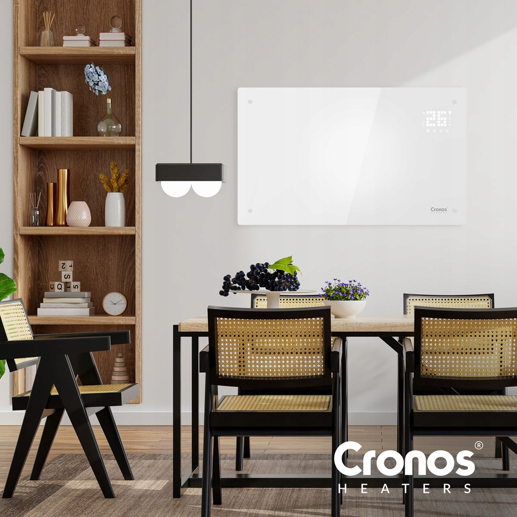 Конвекторний обігрівач Cronos Heaters 2000 W White - Зображення 11
