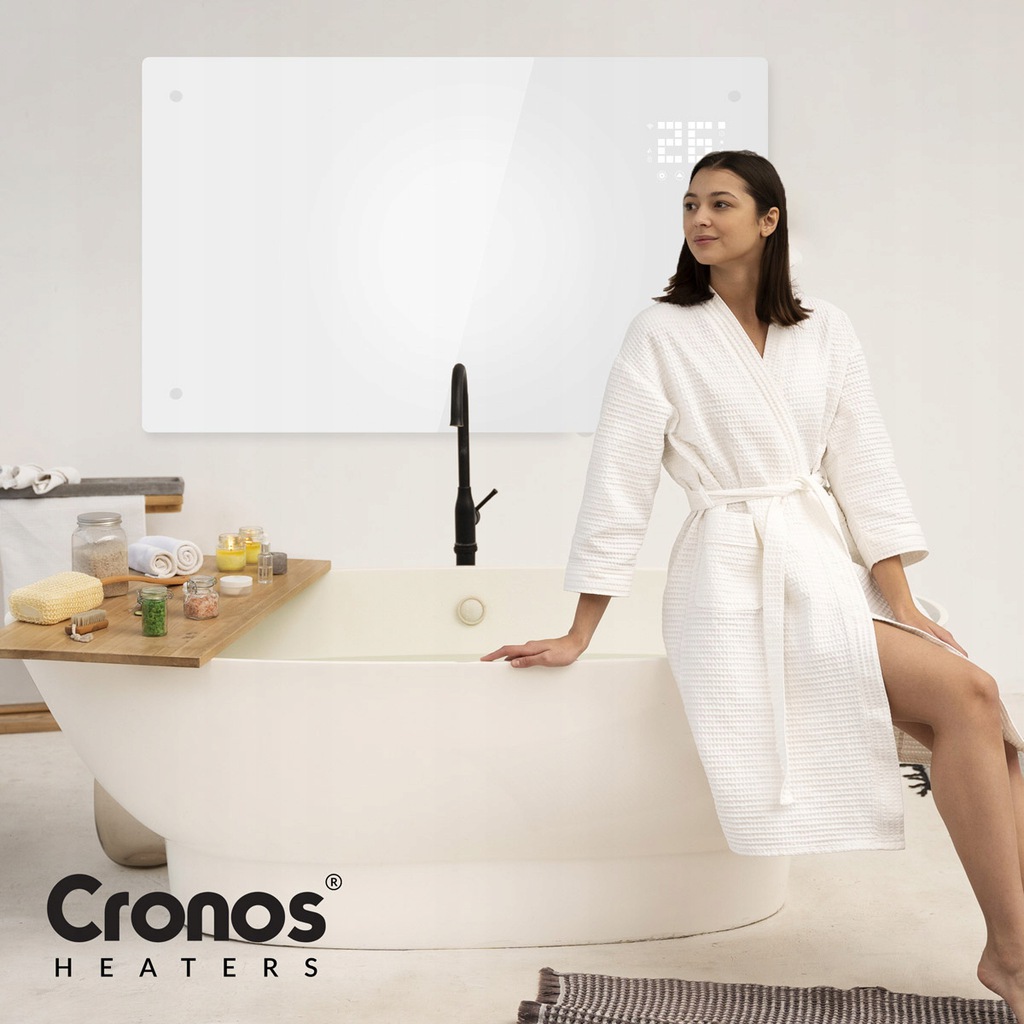 Конвекторний обігрівач Cronos Heaters 2000 W White - Зображення 9