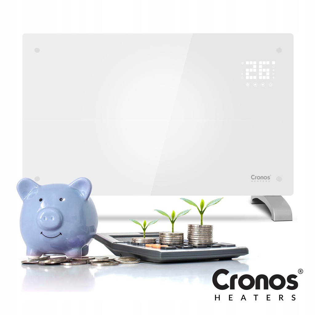 Конвекторний обігрівач Cronos Heaters 2000 W White - Зображення 10