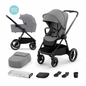 Універсальна коляска 2в1 Kinderkraft Nea Platinum Grey