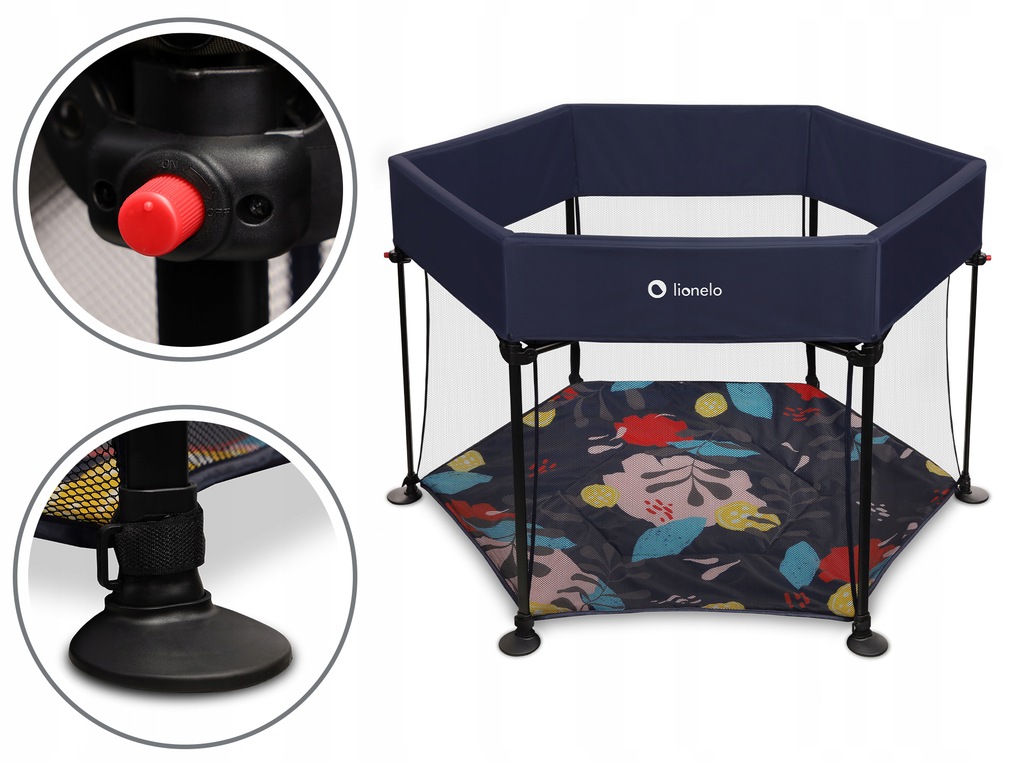 Манеж Lionelo Roel BLUE NAVY - Зображення 3