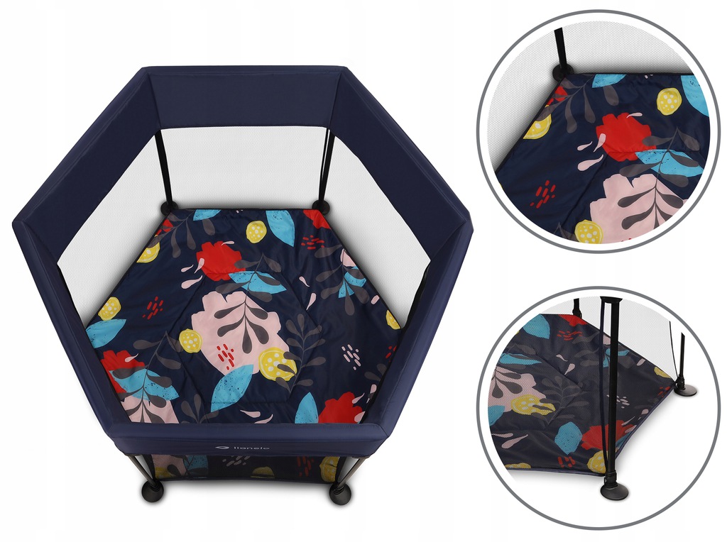 Манеж Lionelo Roel BLUE NAVY - Зображення 5