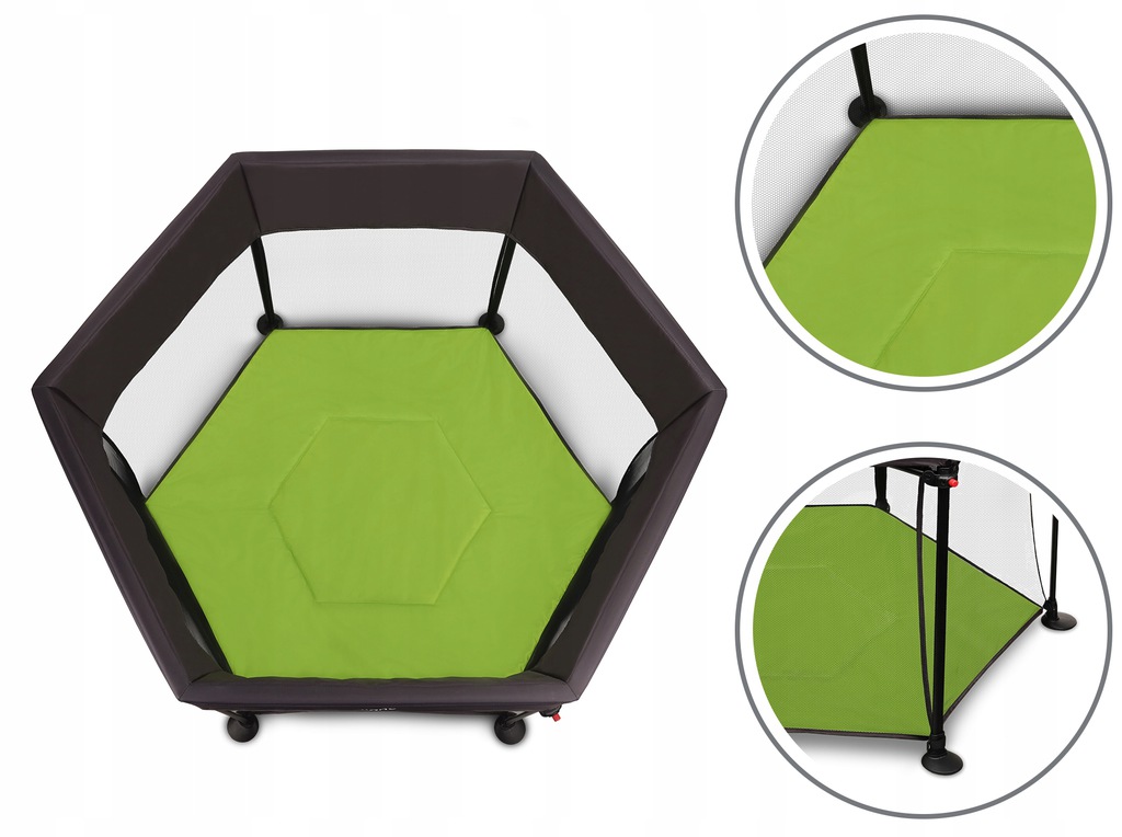 Манеж Lionelo Roel GREEN LIMON - Зображення 5