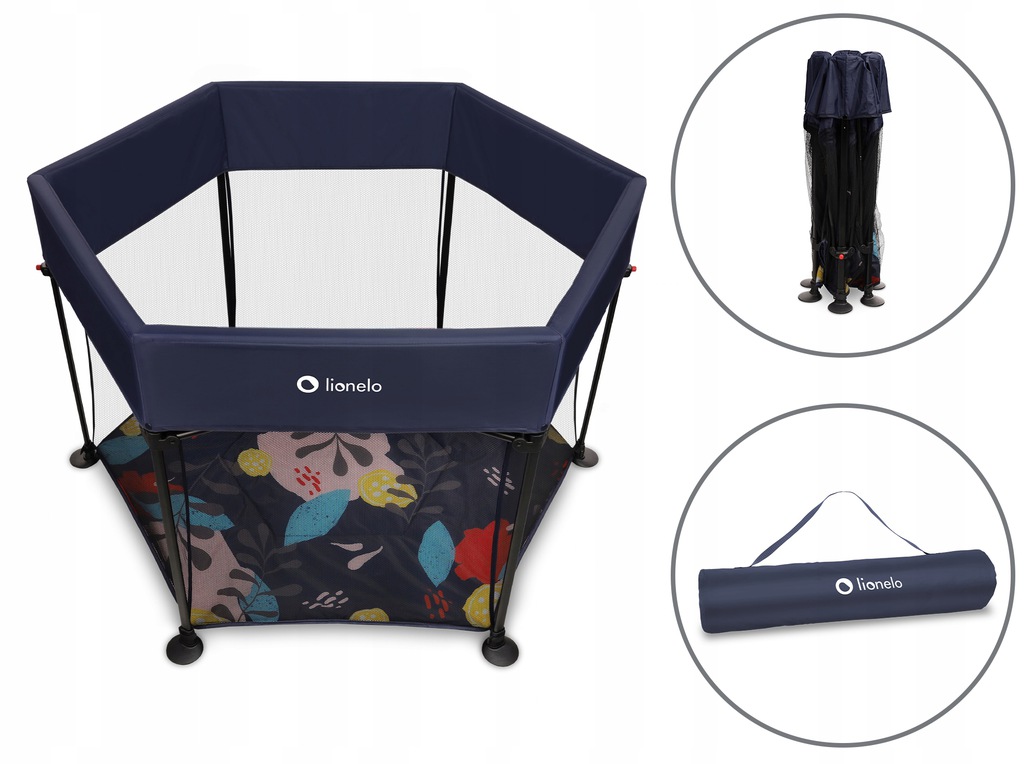 Манеж Lionelo Roel BLUE NAVY - Зображення 4