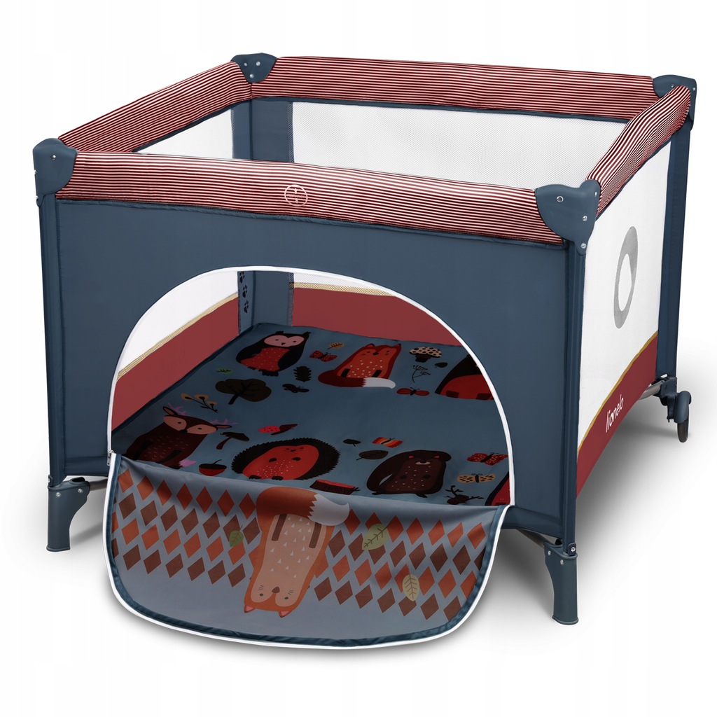 Манеж Lionelo Sofie Blue Cobalt Red - Зображення 6
