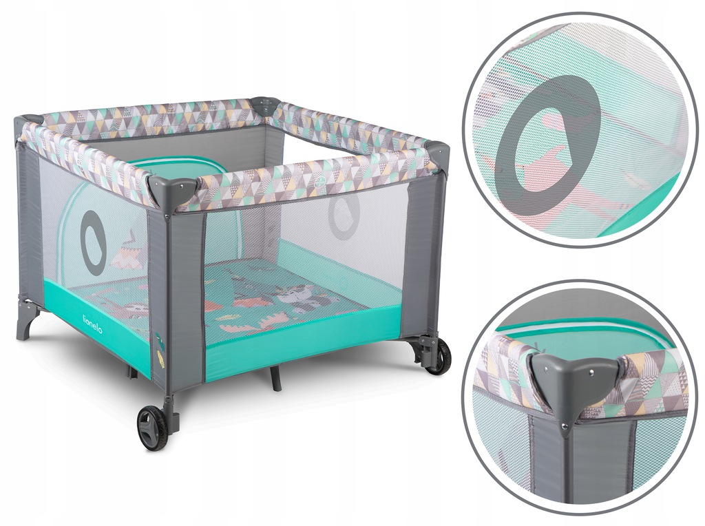 Манеж Lionelo Sofie Turquoise Scandi - Зображення 6