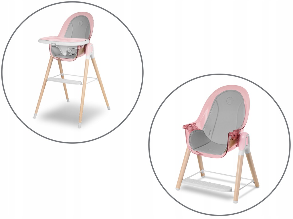 Стільчик для годування 2в1 Lionelo Maya Pink - Зображення 7