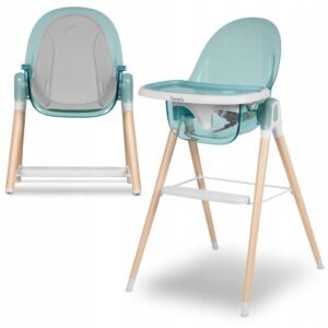 Стільчик для годування 2в1 Lionelo Maya Green Turquoise
