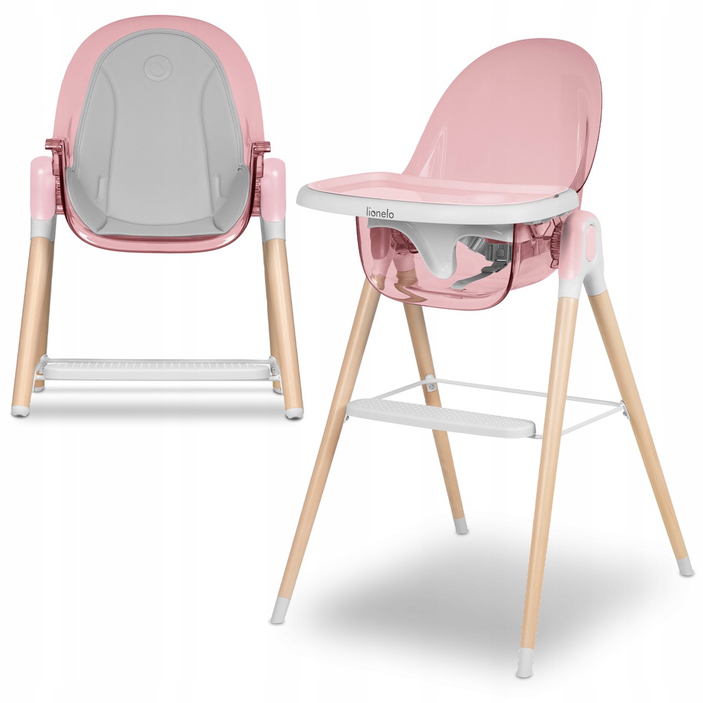 Стільчик для годування 2в1 Lionelo Maya Pink