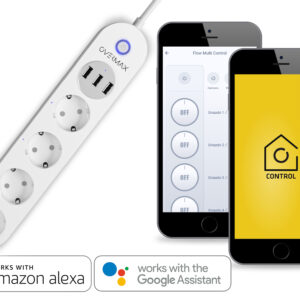 Розумний подовжувач OVERMAX FLOW MULTI CONTROL Wi-Fi 2.15 м