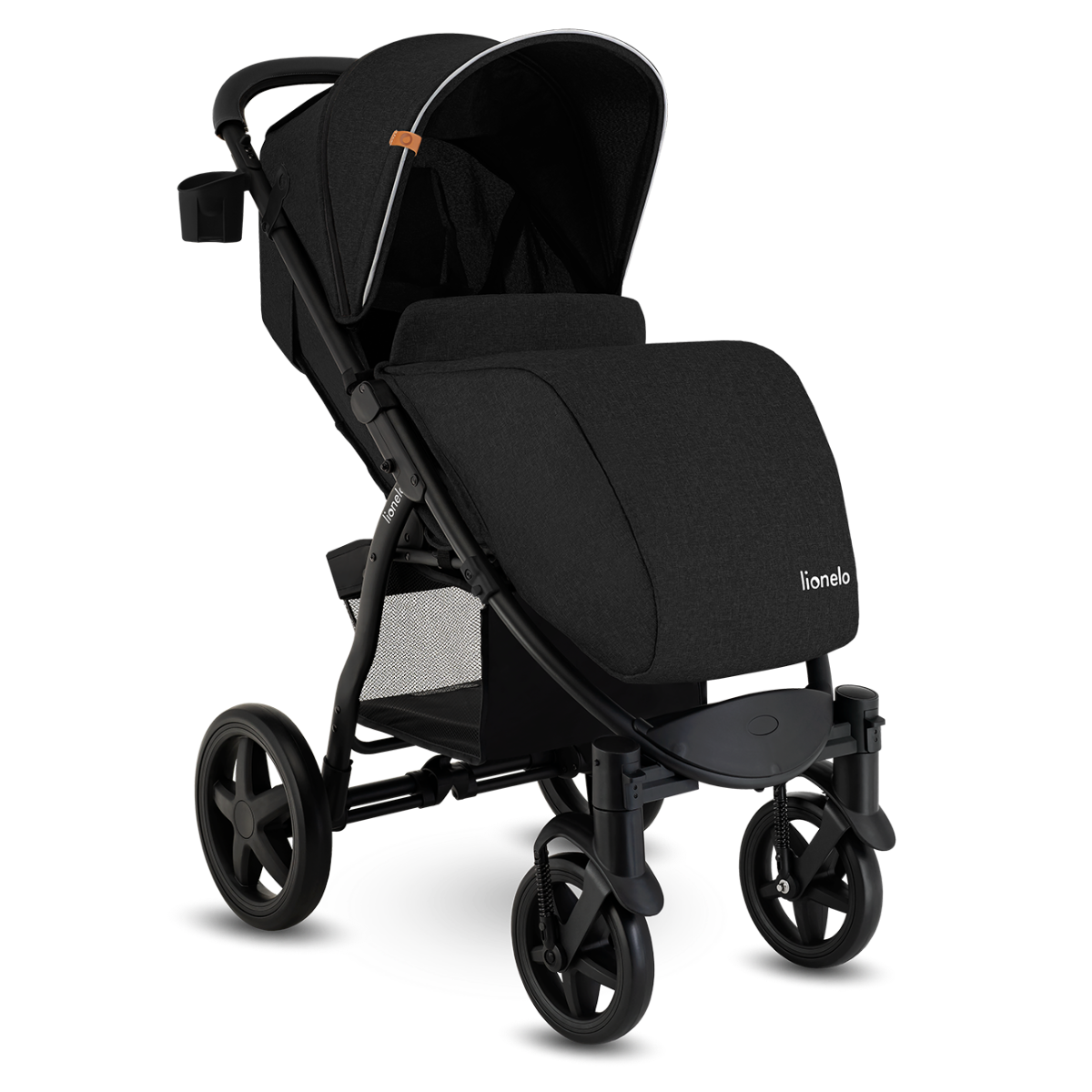 Прогулянкова коляска Lionelo ANNET Plus BLACK CARBON - Зображення 2