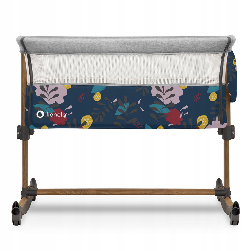 Ліжечко приставне 3в1 Lionelo Leonie Blue navy - Зображення 3