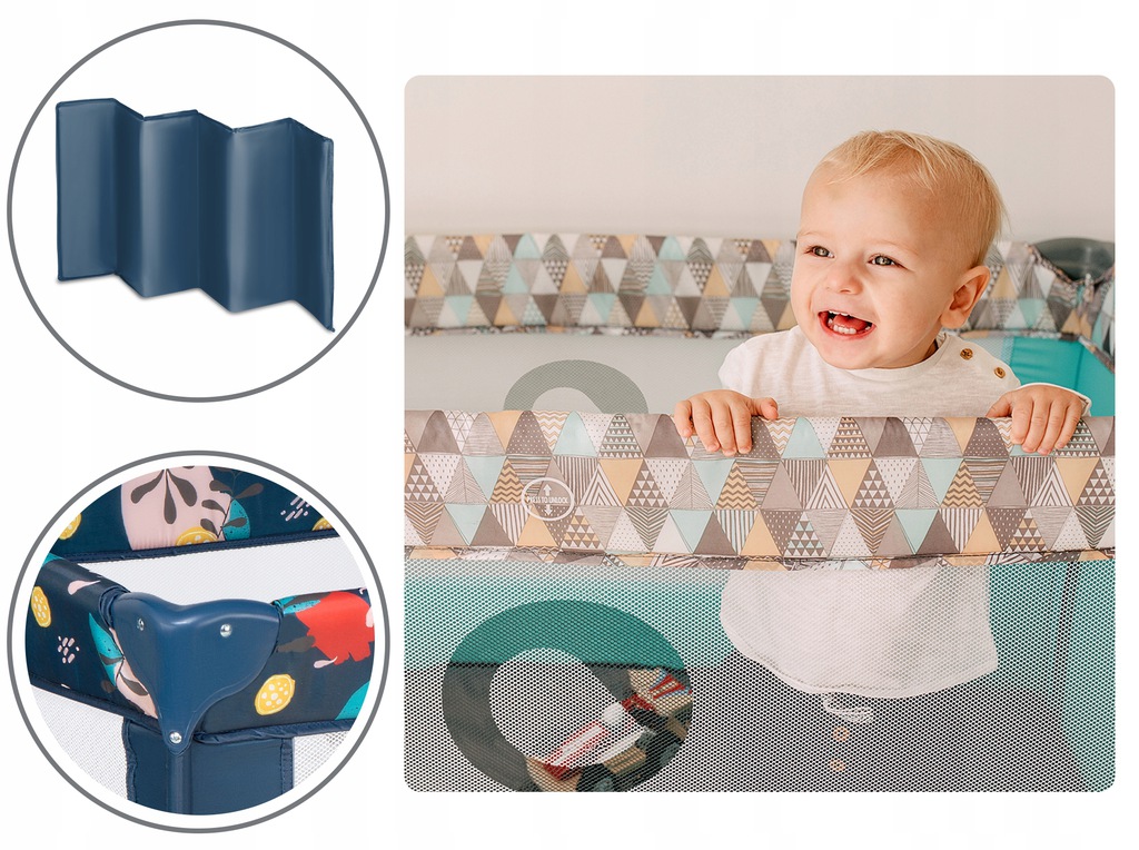 Манеж Lionelo Stefi BLUE NAVY - Зображення 8