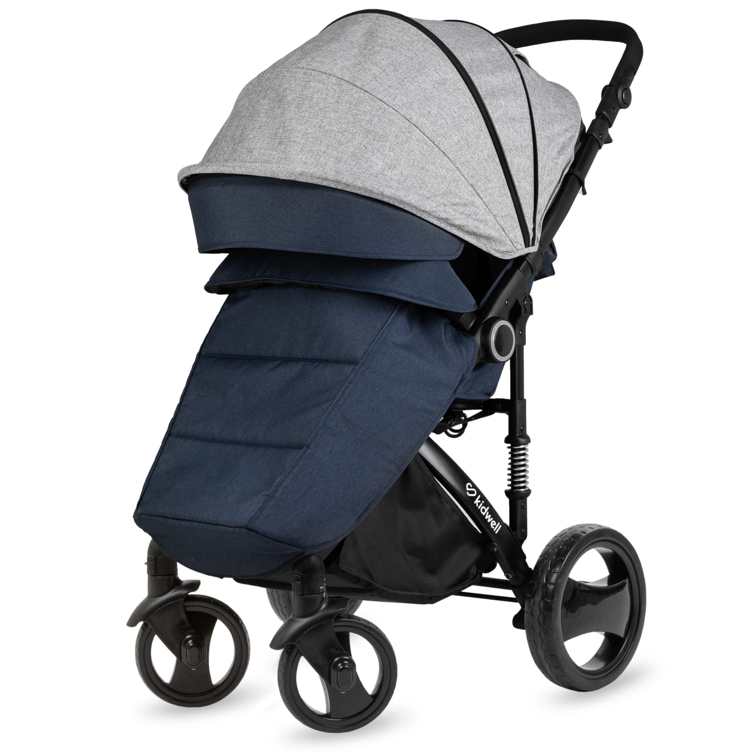 Прогулянкова коляска Kidwell CARELL Dark Blue - Зображення 7