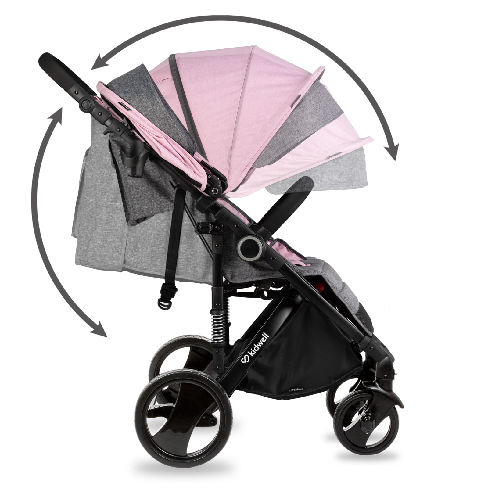 Прогулянкова коляска Kidwell CARELL Pink - Зображення 4