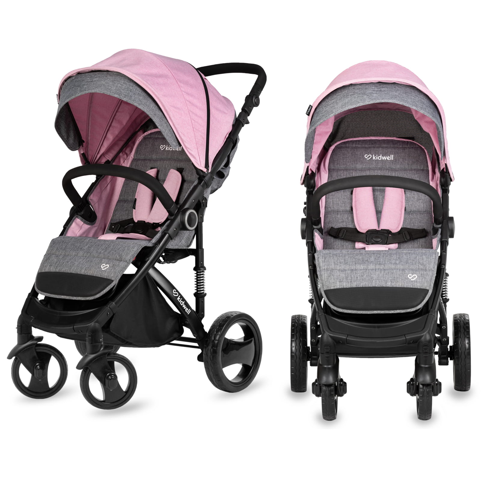 Прогулянкова коляска Kidwell CARELL Pink - Зображення 12