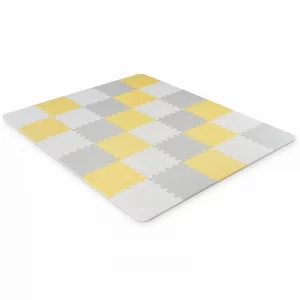 Дитячий килимок-пазл Kinderkraft LUNO Yellow