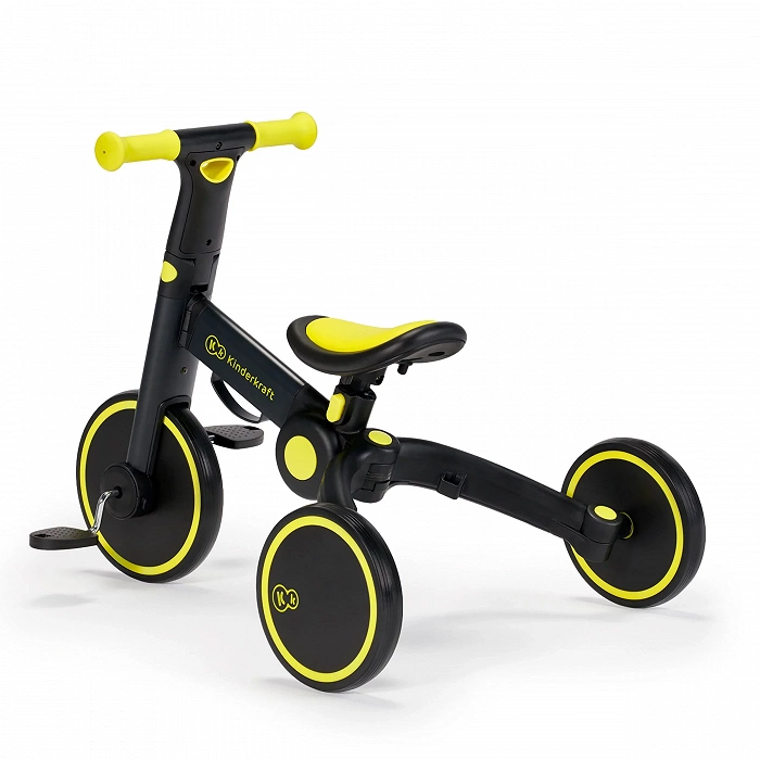 Триколісний велосипед біговел 3в1 KiderKraft 4TRIKE Black Volt - Зображення 8