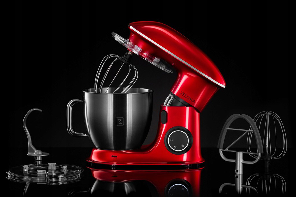 Тістоміс міксер планетарний Zeeegma PLANEET CHEF RED 2200 Вт - Зображення 12