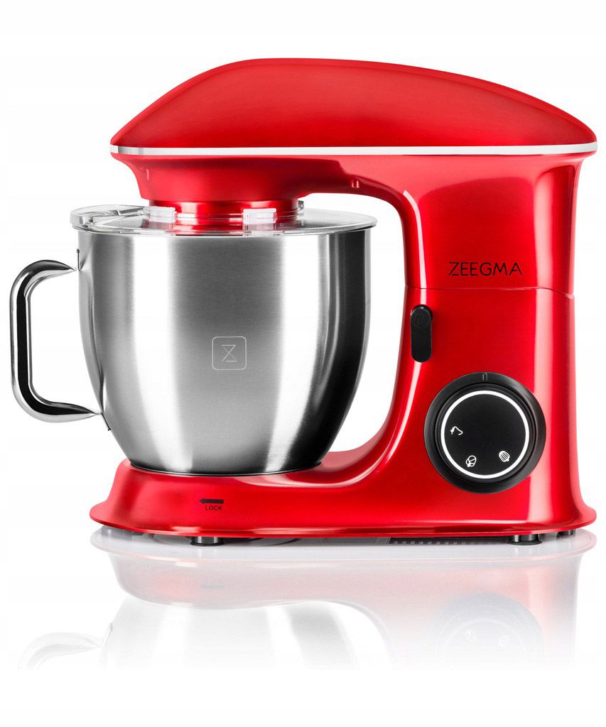 Тістоміс міксер планетарний Zeeegma PLANEET CHEF RED 2200 Вт - Зображення 3