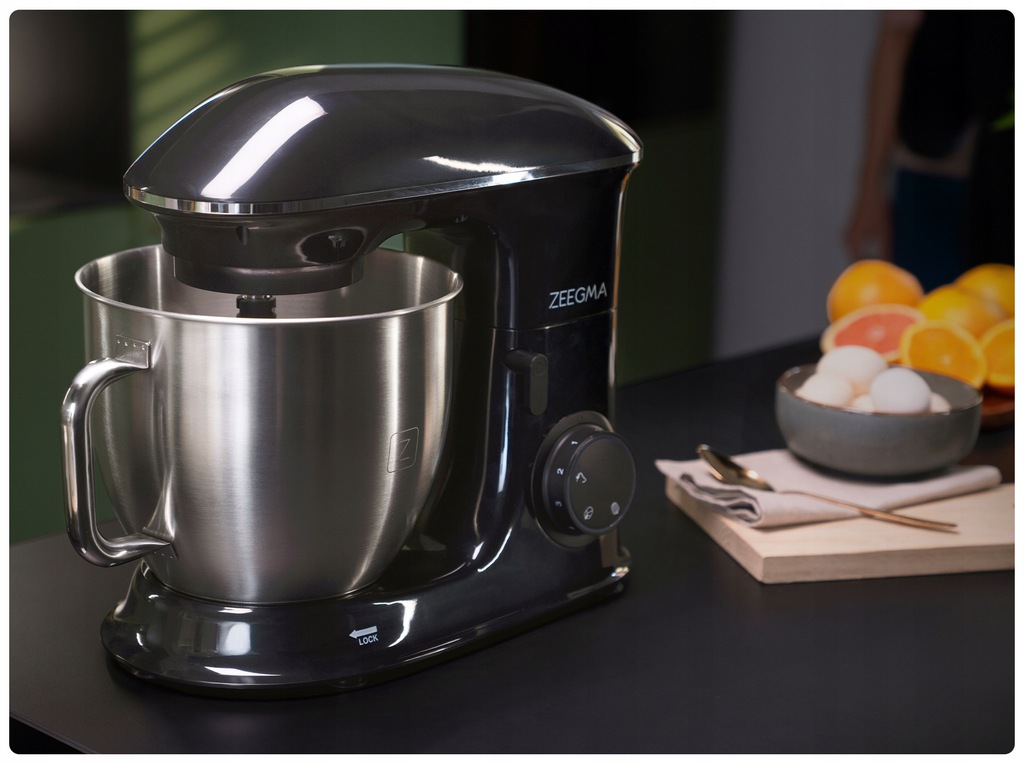 Тістоміс міксер планетарний Zeegma PLANEET CHEF BLACK 2200 Вт - Зображення 9