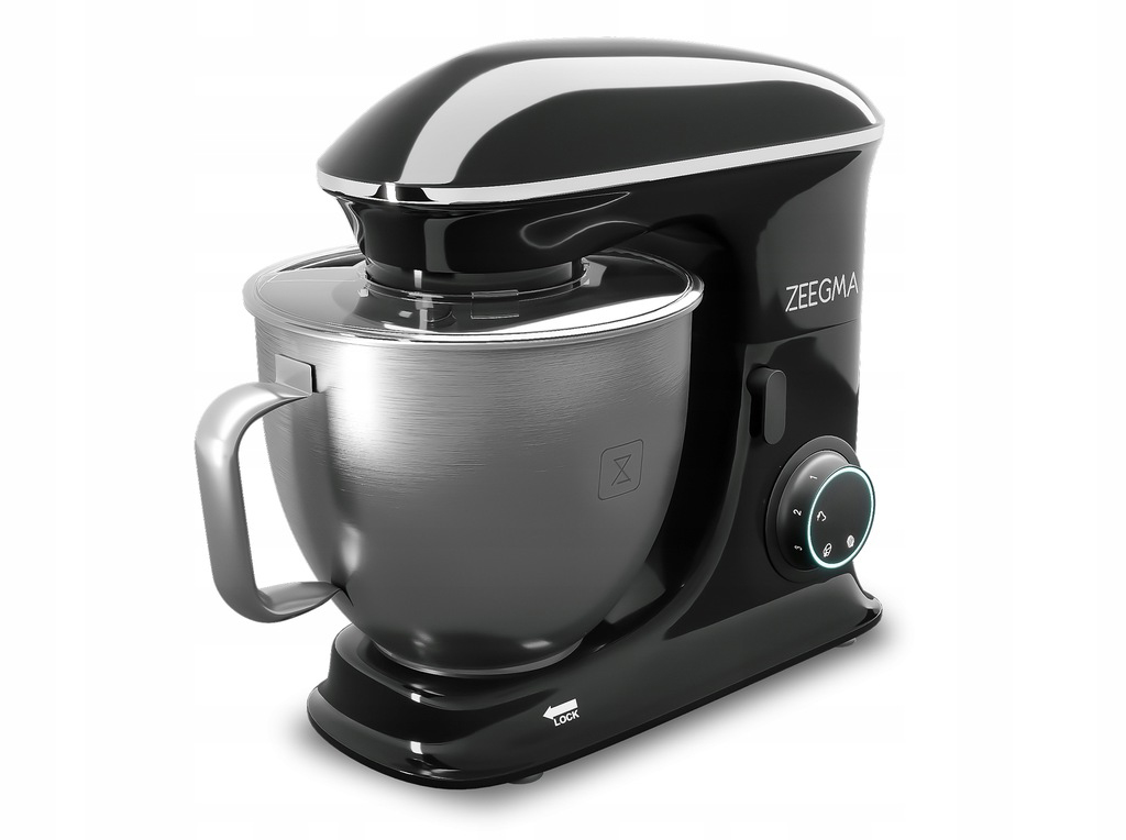 Тістоміс міксер планетарний Zeegma PLANEET CHEF BLACK 2200 Вт - Зображення 3