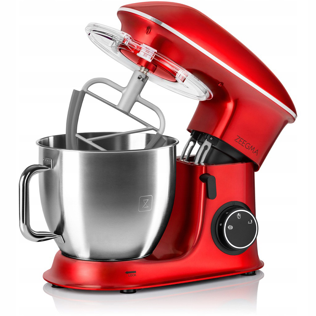 Тістоміс міксер планетарний Zeeegma PLANEET CHEF RED 2200 Вт - Зображення 5
