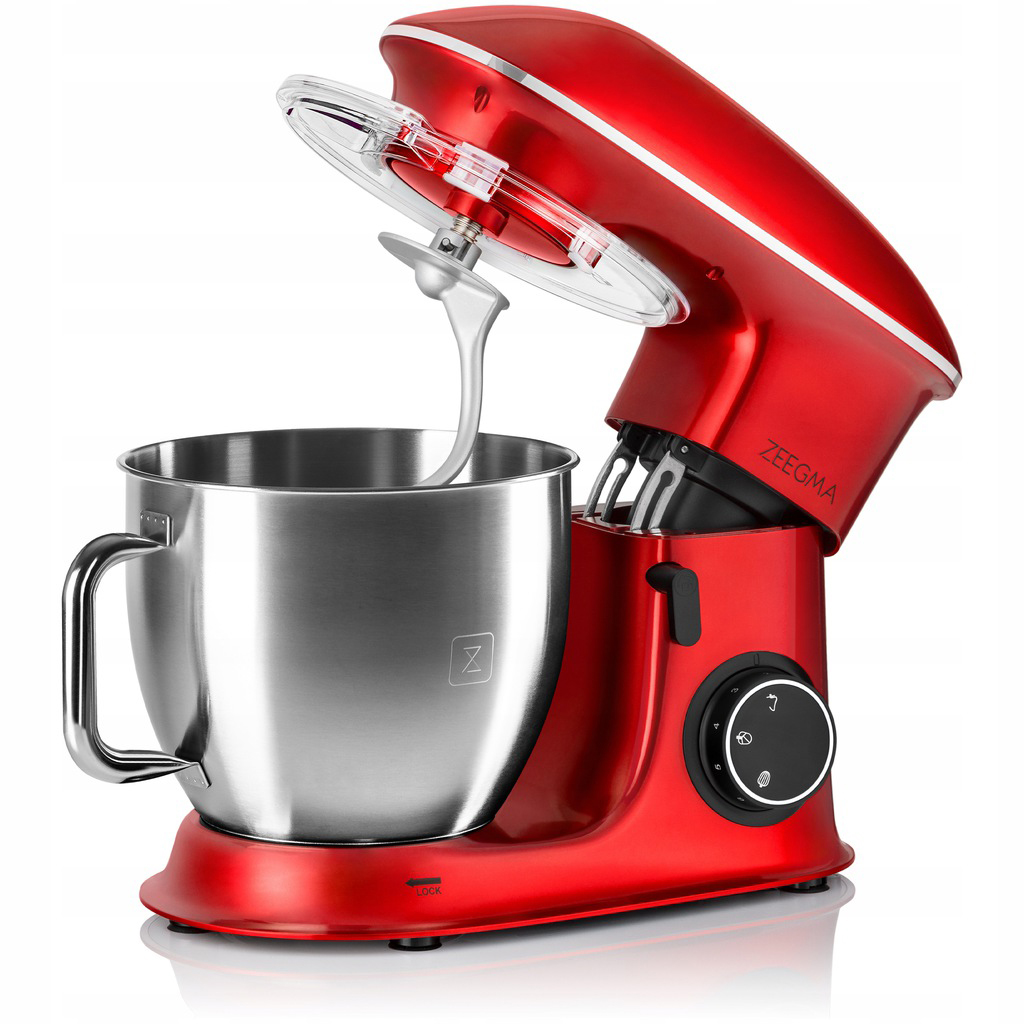 Тістоміс міксер планетарний Zeeegma PLANEET CHEF RED 2200 Вт - Зображення 4